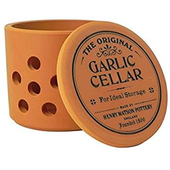 Garlic keeper in Terracotta, by Henry Watson