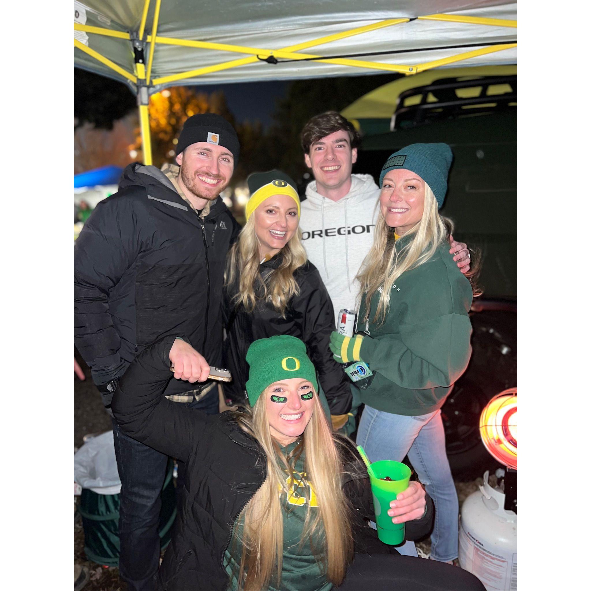 Annual trip to the Eug to watch the Ducks win at Autzen. SCO DUCKS!