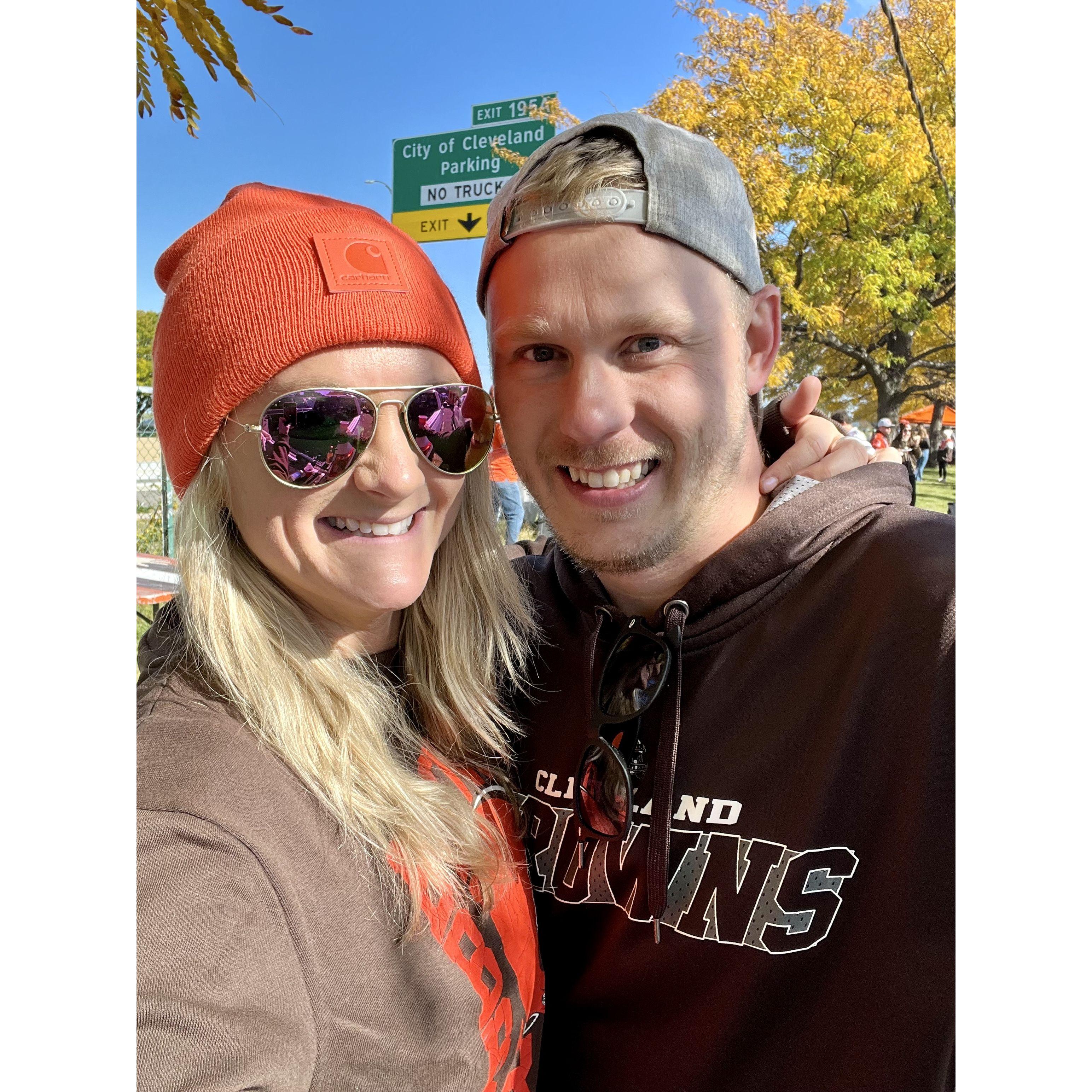 Browns Games with the fam