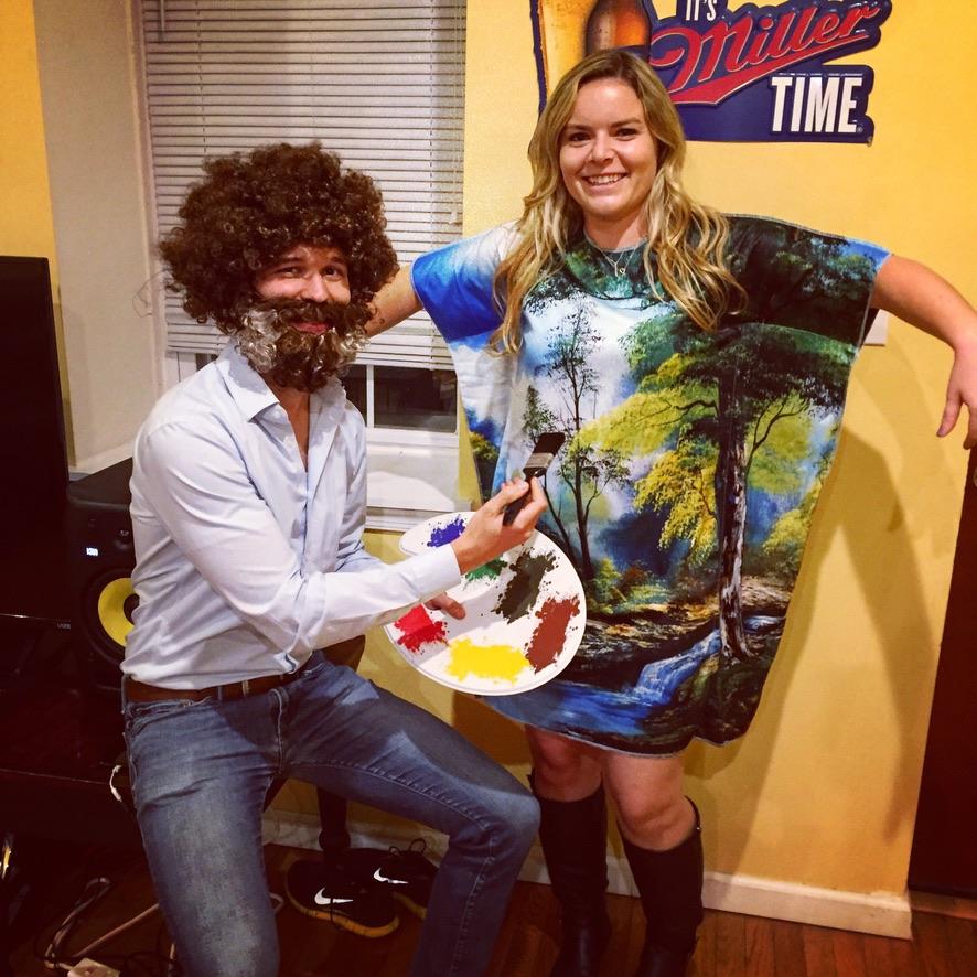 Halloween 2019: Bob Ross and his painting