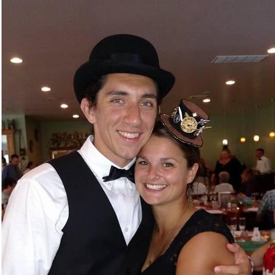 Kate's brother Greg's Steampunk themed wedding in 2016