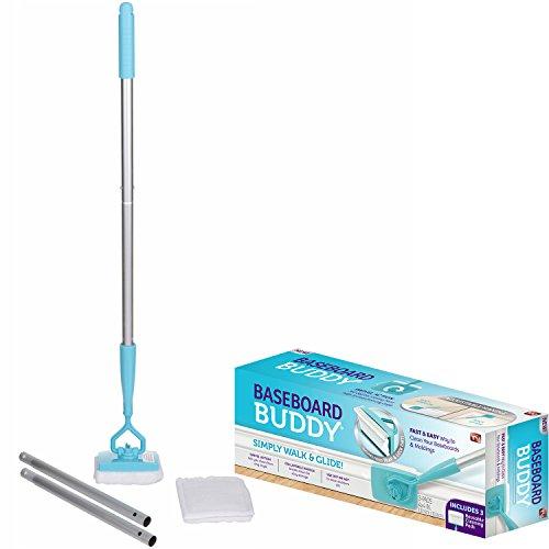 Baseboard Buddy – Baseboard & Molding Cleaning Tool! Includes 1 Baseboard Buddy and 3 Reusable Cleaning Pads, As Seen on TV