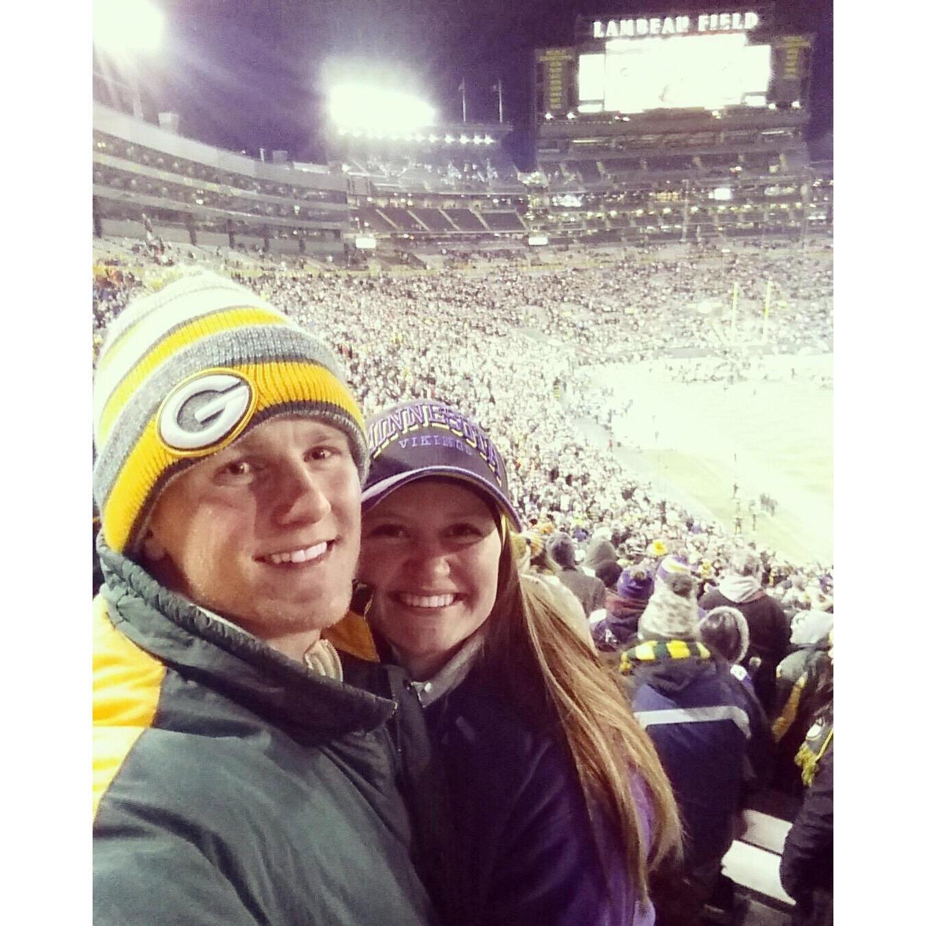 I'm pretty sure the Vikings won this game... ;)