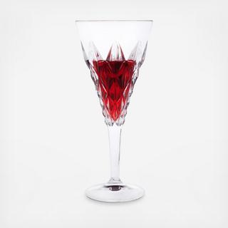 Enigma Collection Red Wine Stem Glasses, Set of 6