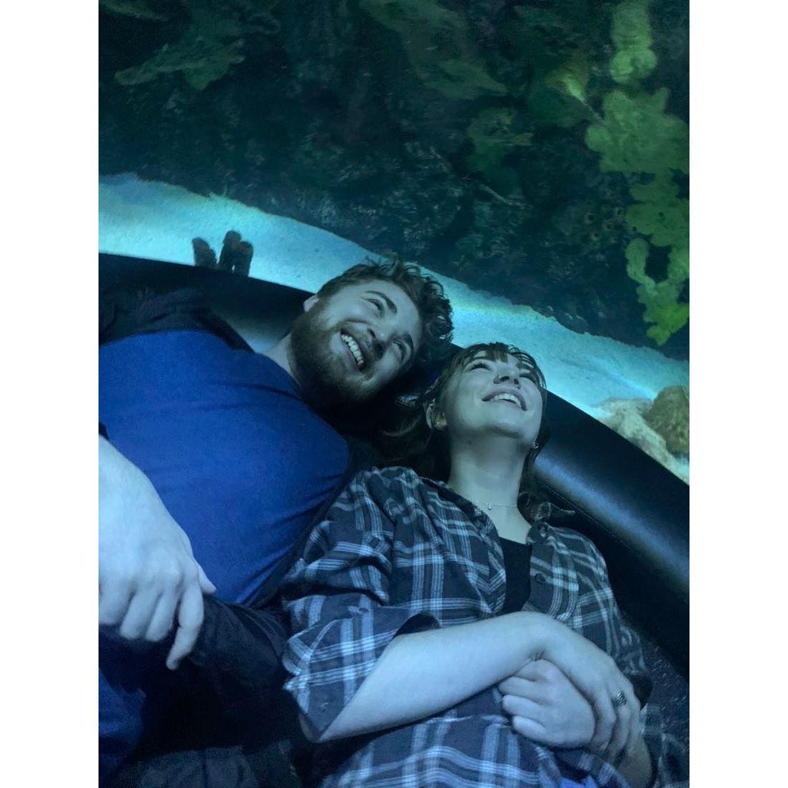 Us at the Chattanooga Aquarium