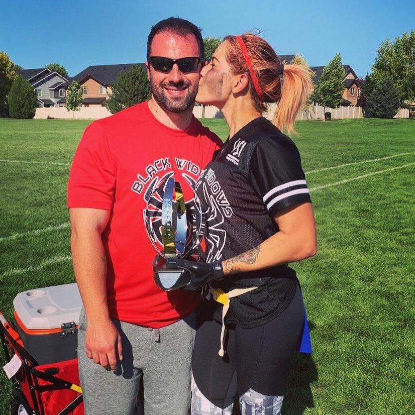 After 4 bloody, sweaty, and tear jerking years The Black Widows take home the Championship. My biggest supporter beside me to witness this amazing day!