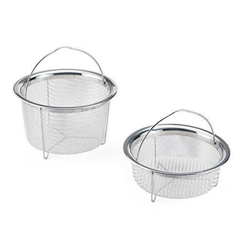 Instant Pot 5252247 Official Mesh Steamer Baskets, Set Of 2, Stainless Steel