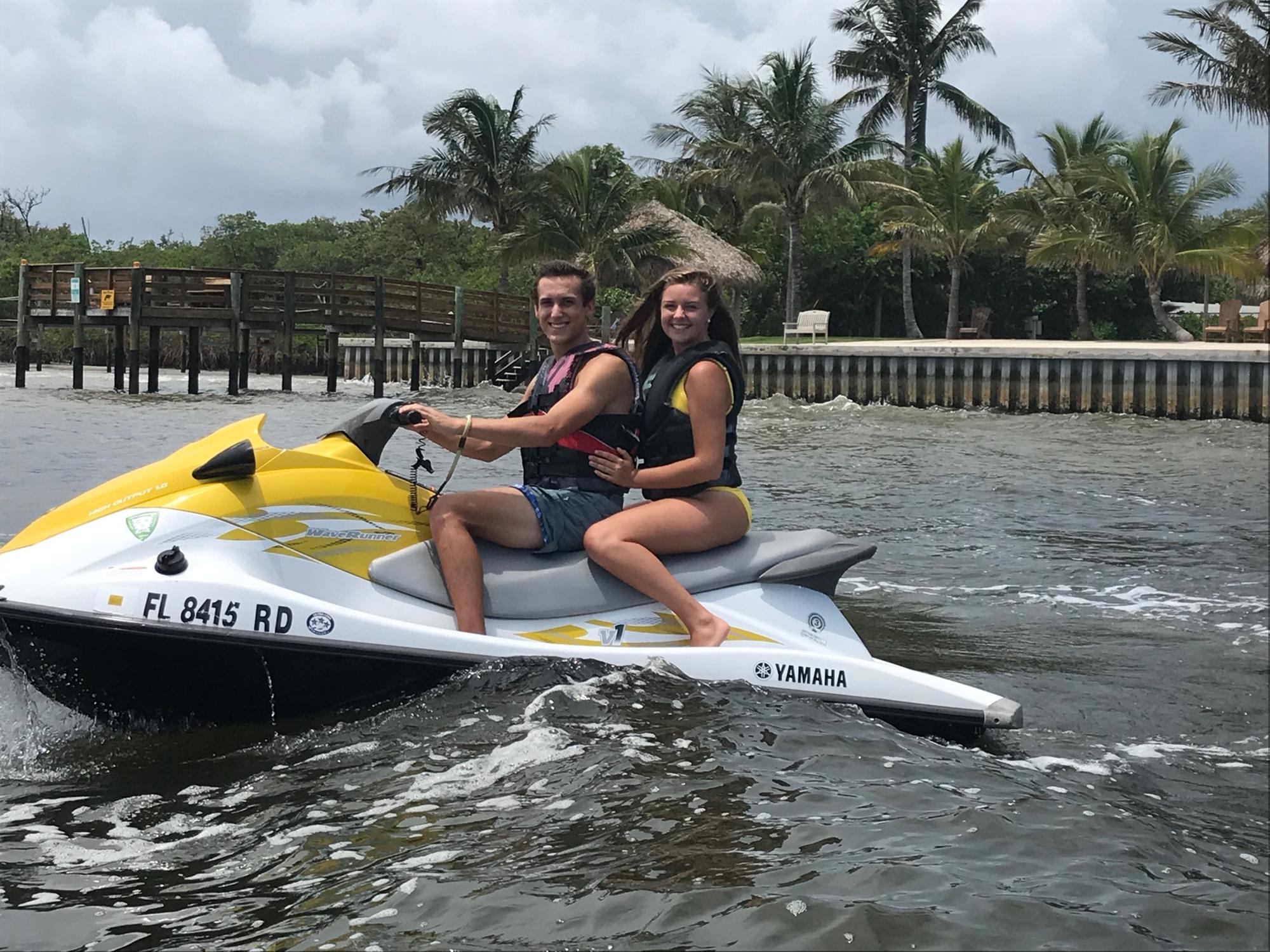 Jet skiing in West Palm Beach