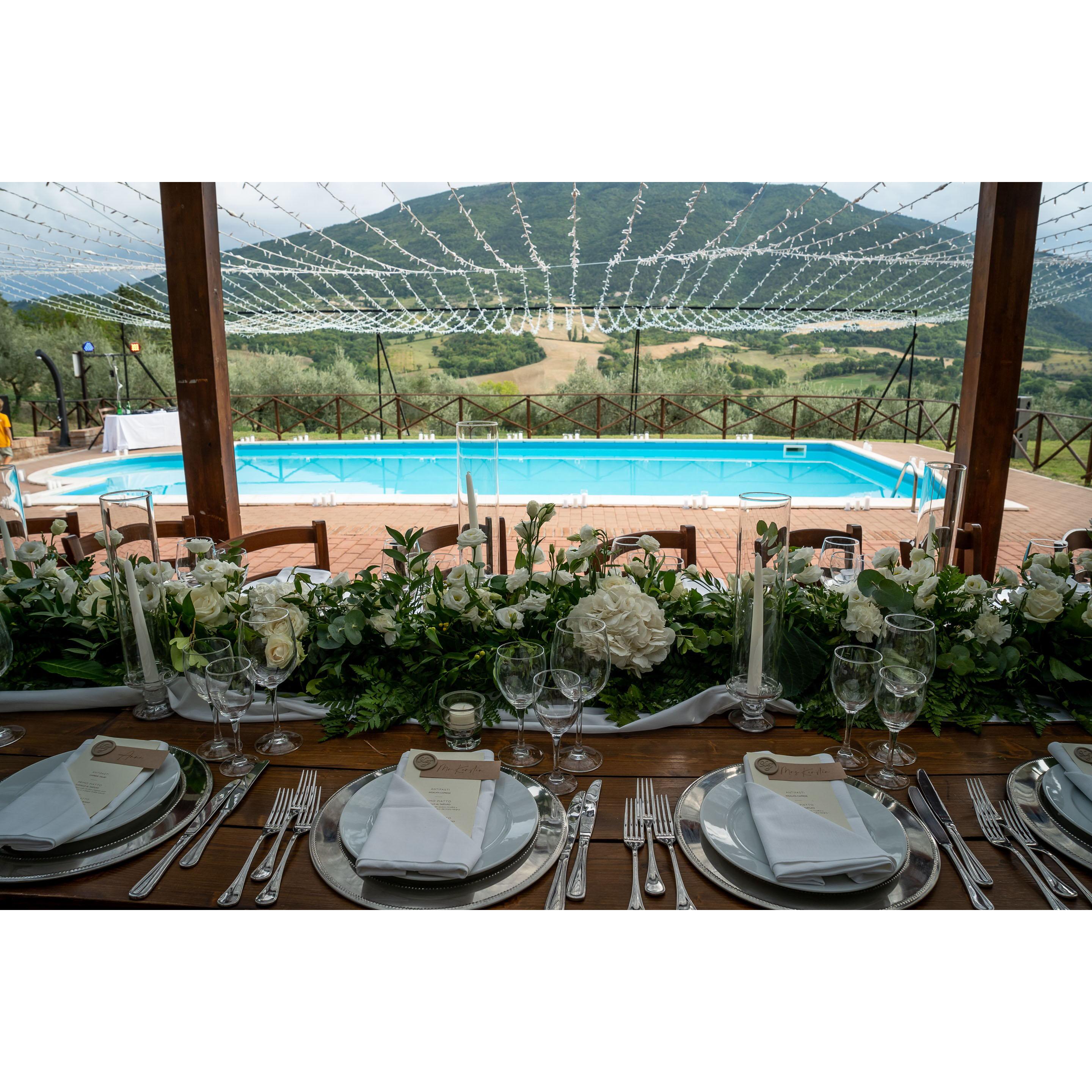 Villamena - view of pool