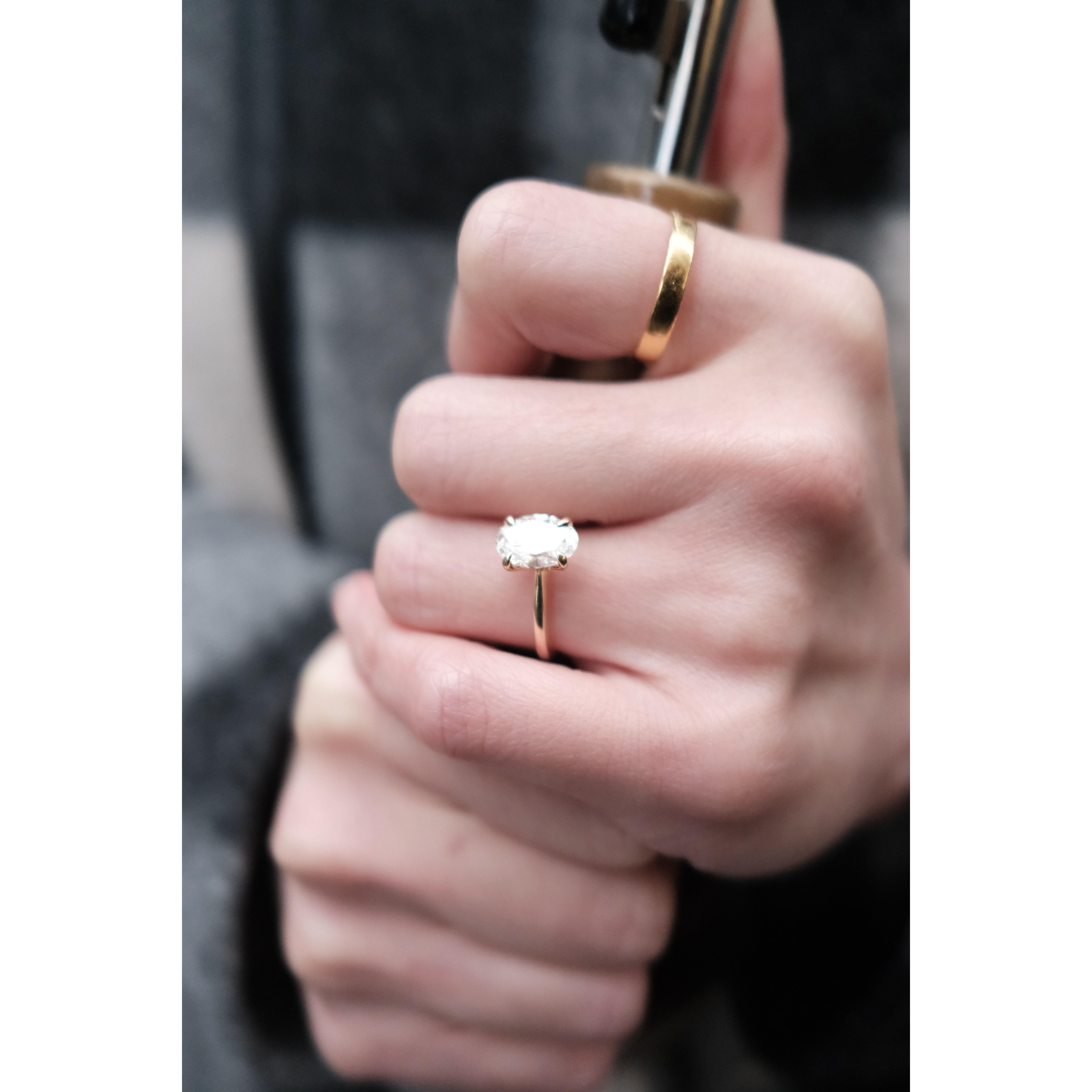 Jesse loves showing off her ring! I'm glad she likes it so much cuz it was a pretty penny!