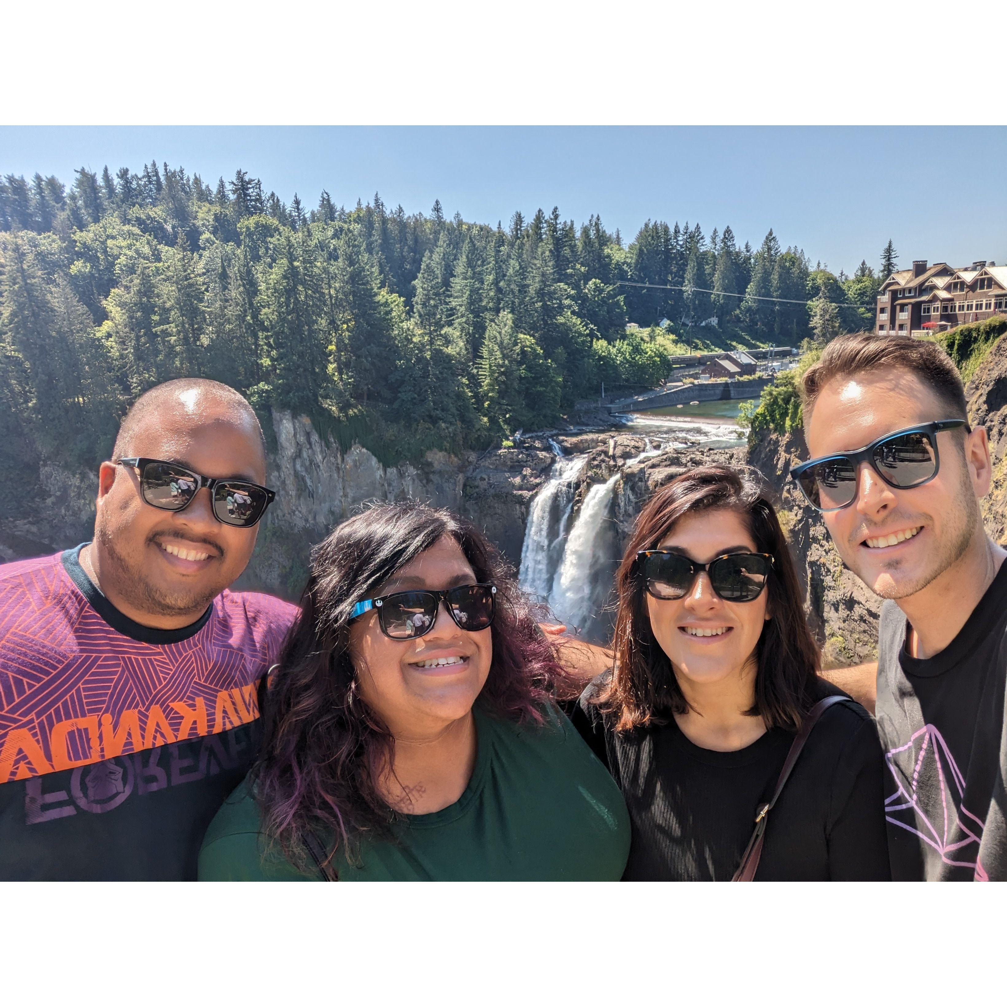 With the newest seattleites, Mari & Rod!!!