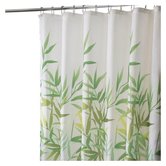 Leaf Shower Curtain Green - iDESIGN