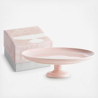 Rimmed Pedestal Cake Plate