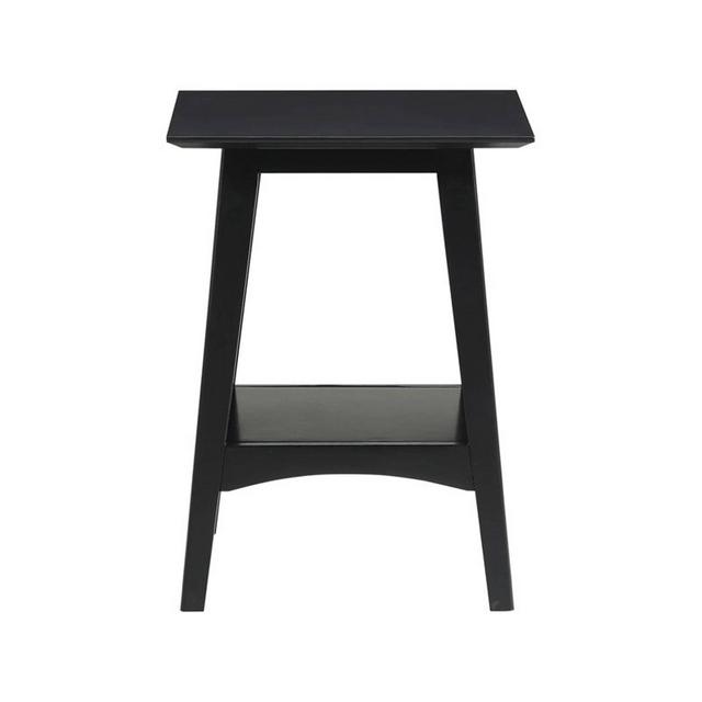 Alpine End Table Black - Johar Furniture