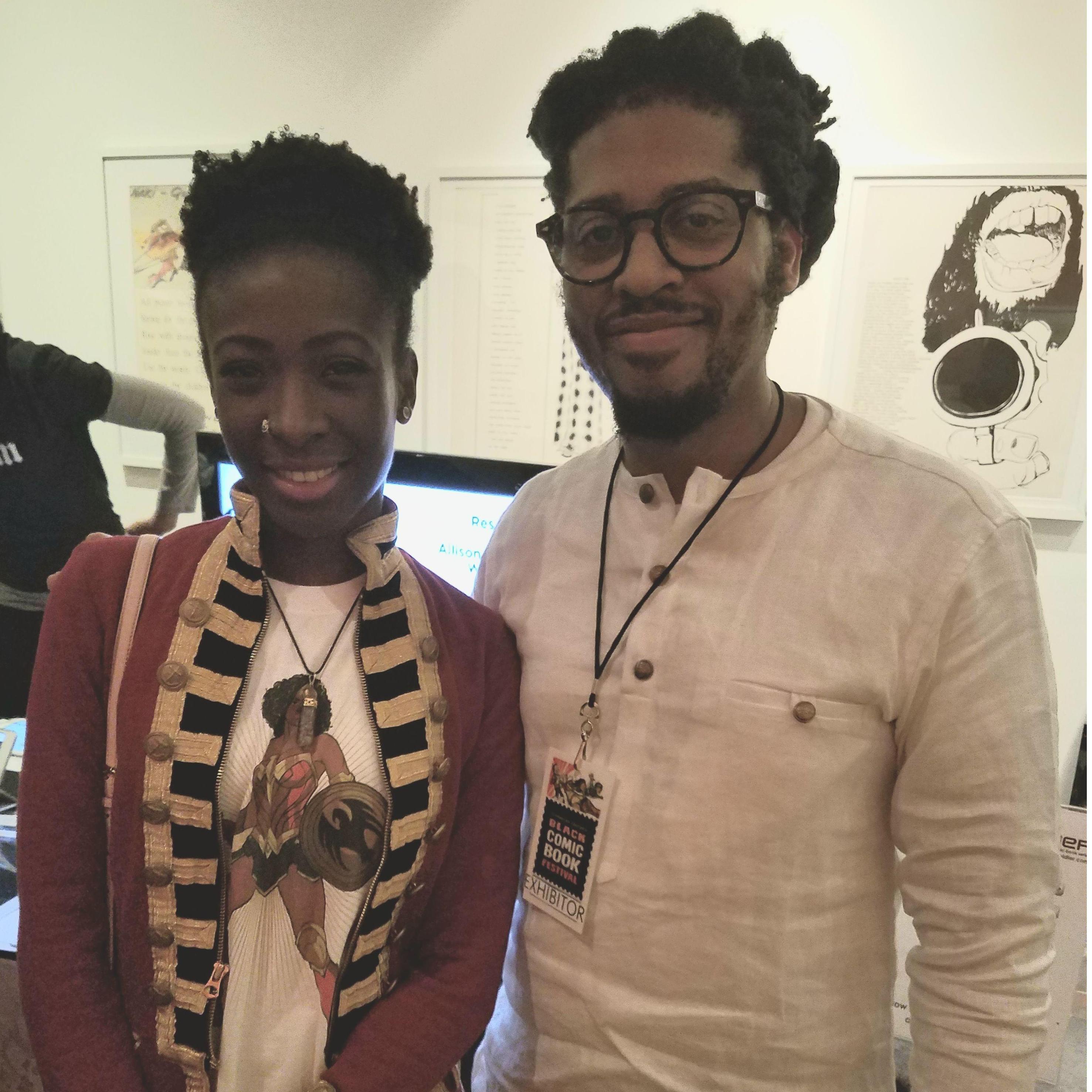 The day we met at the Schomburg Center for Research in Black Culture