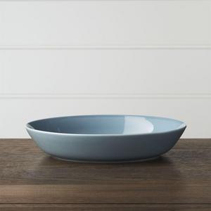 Hue Blue Low Bowl
