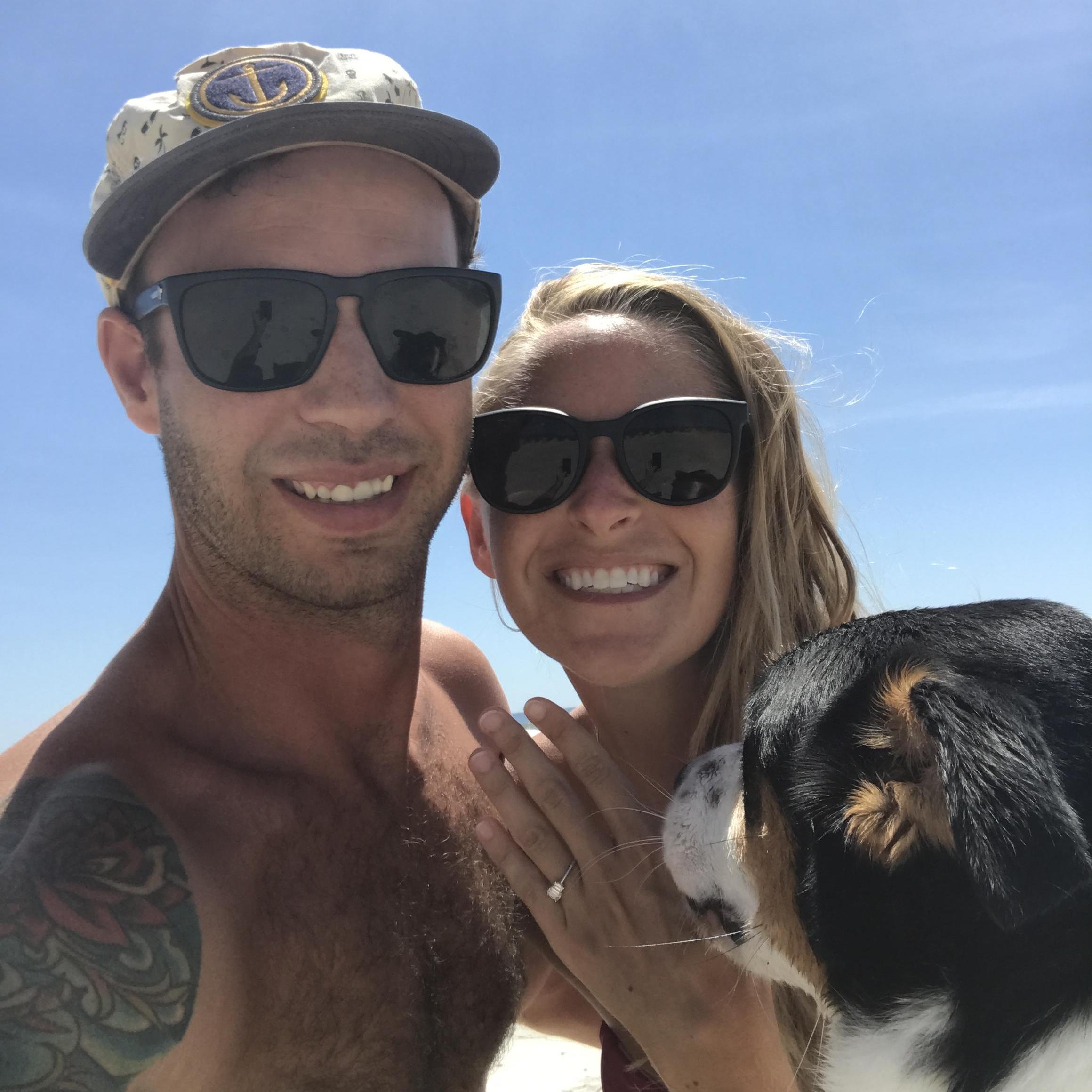 May 29, 2017 We're engaged! (And Digger approves)