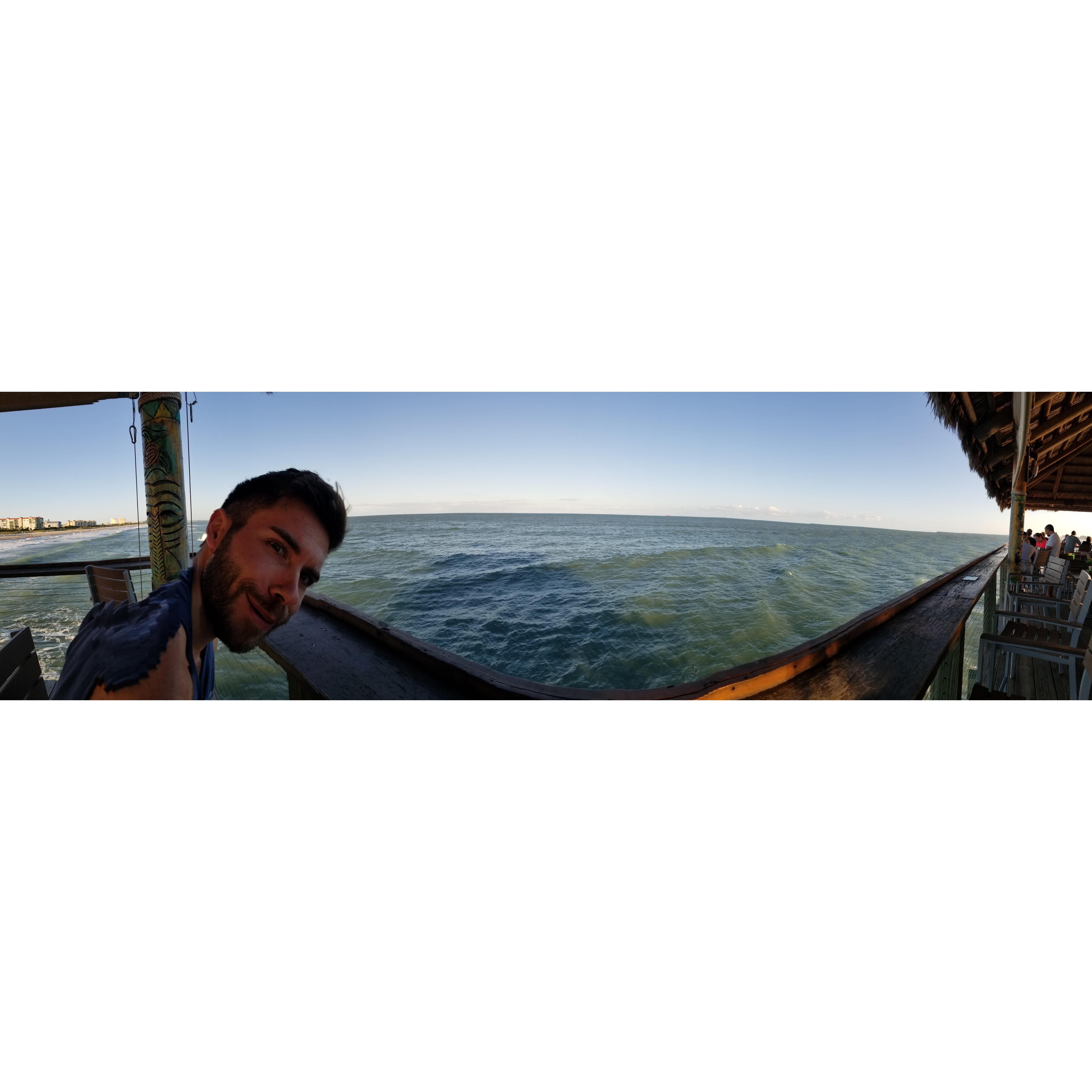 Cocoa Beach panorama.