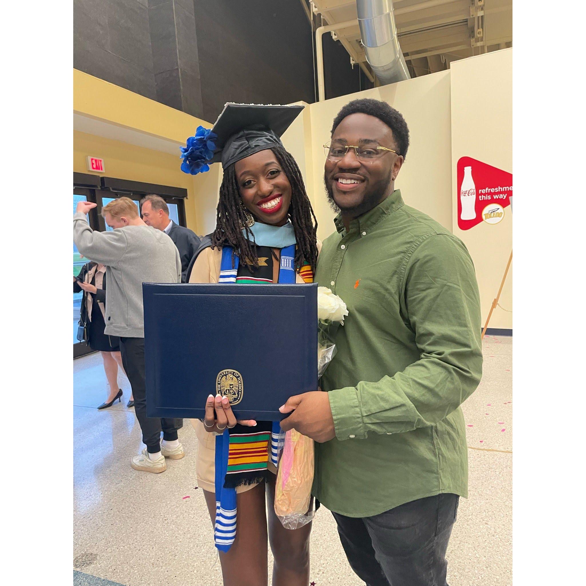 Adelaide gets her Master's!