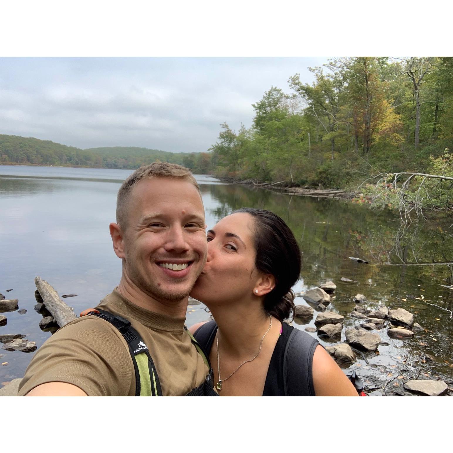 Hiking the Appalachian Trail to Sunfish Pond