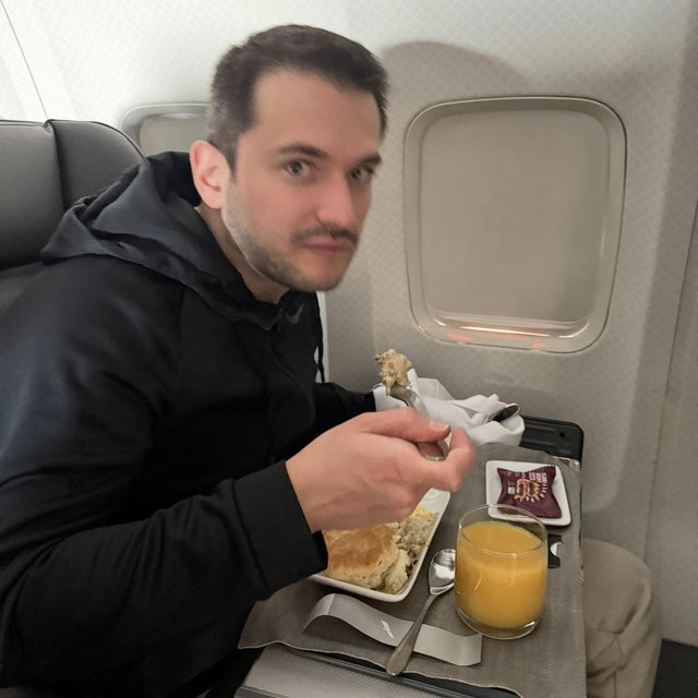 Domestic flight business class upgrade