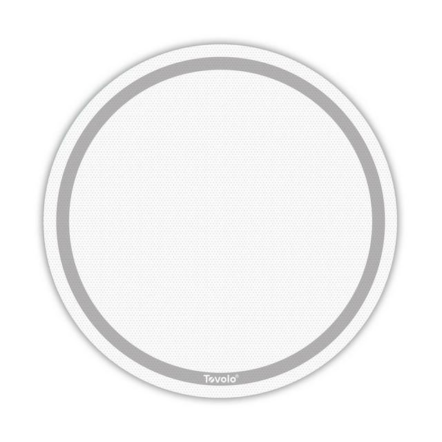 Tovolo TrueBake 11.25" Round Baking Mat Oyster Gray 13027-201