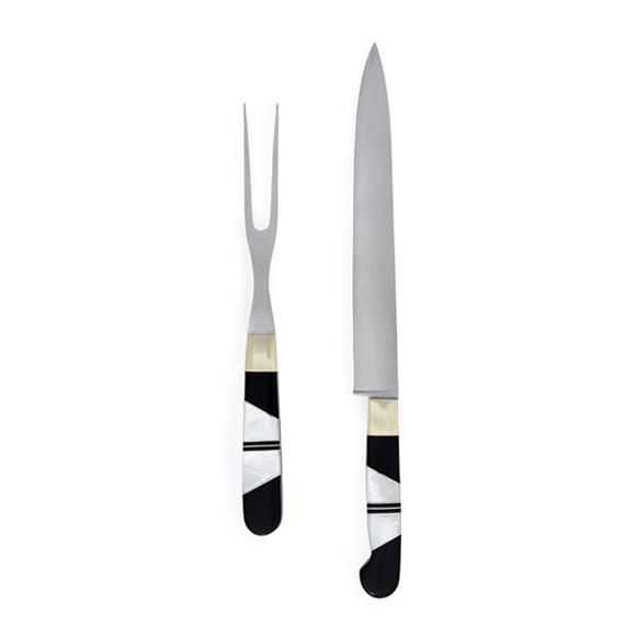 Mother Of Pearl Carving Set
