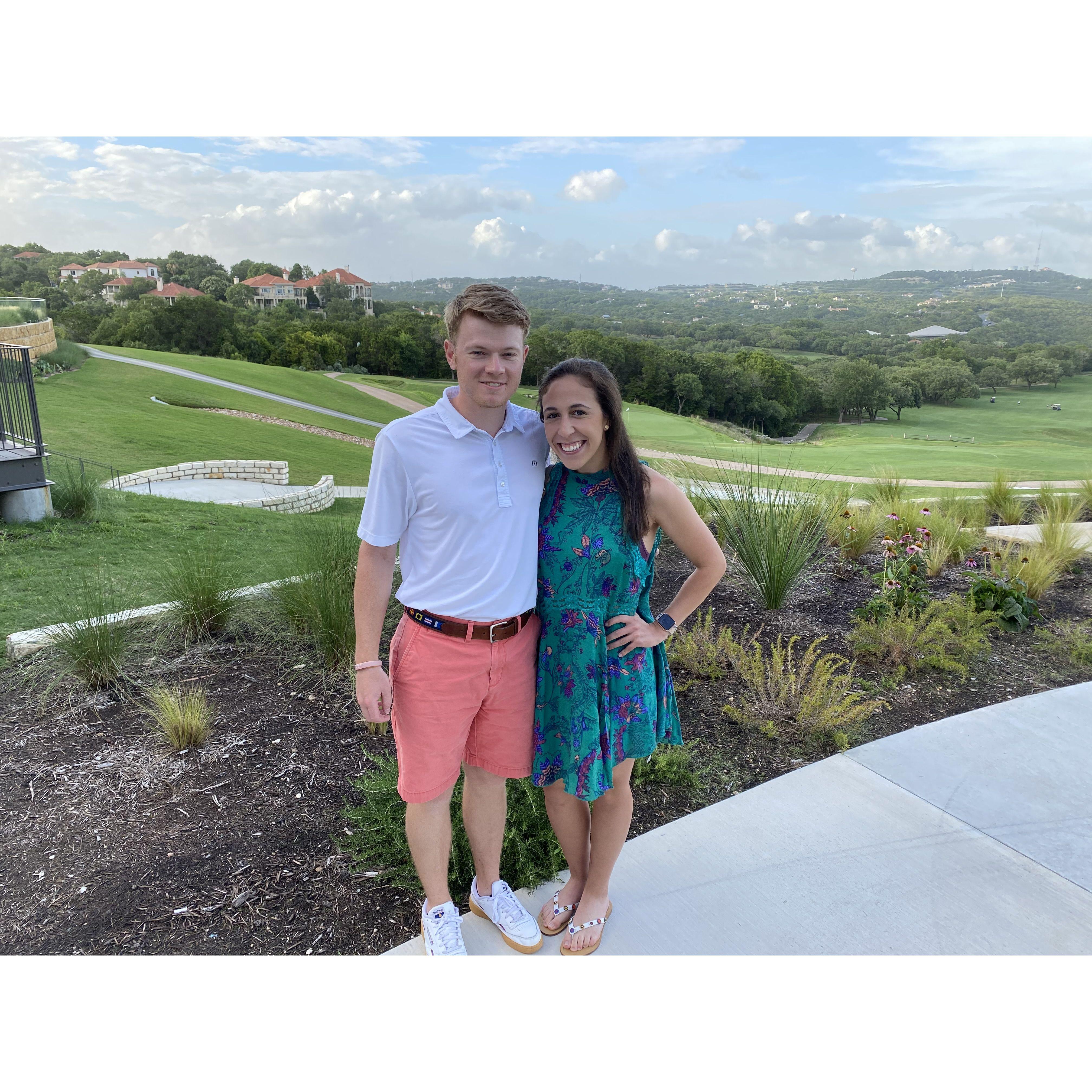 First couples trip. Barton Creek, Texas 2020