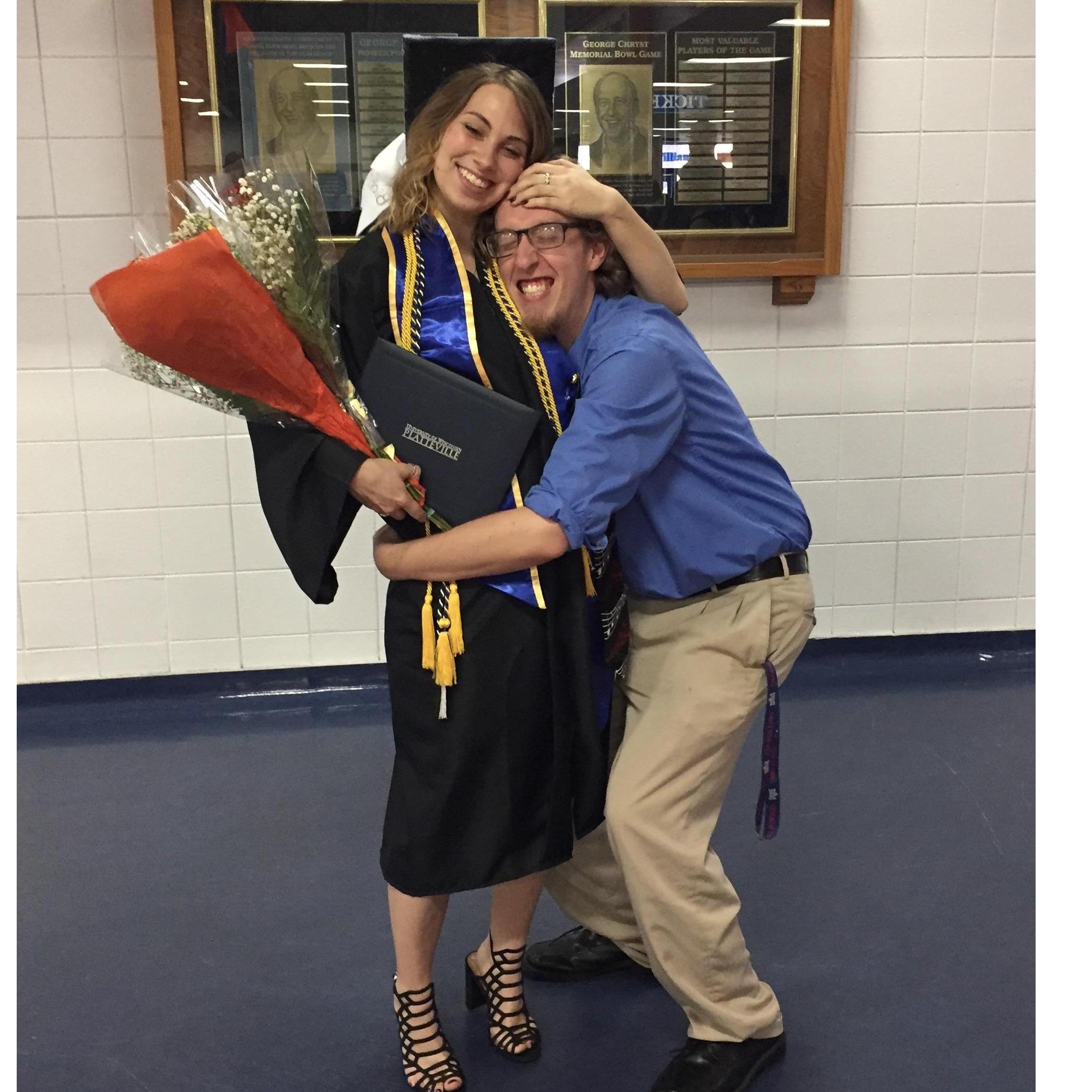 They graduated together...