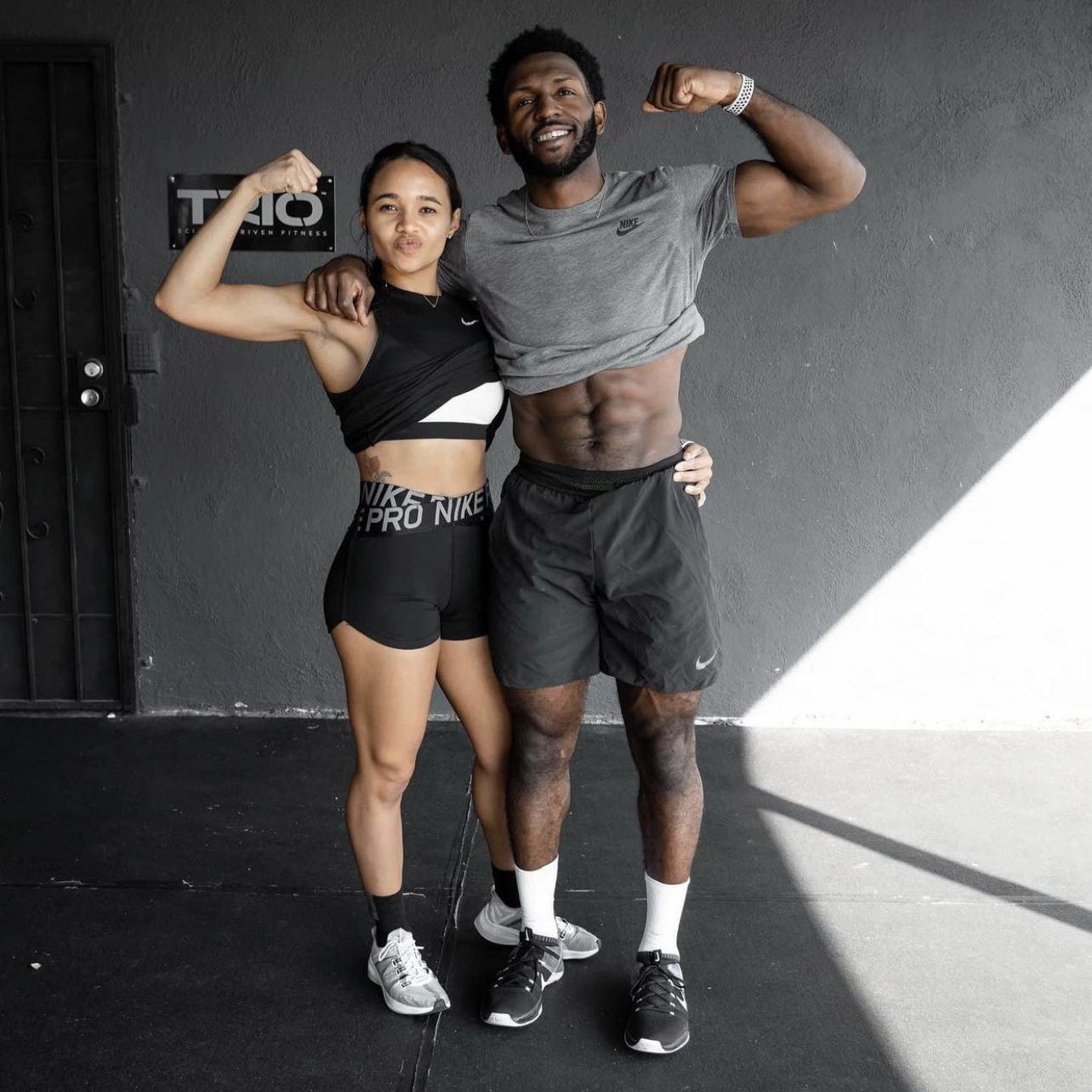We fell in love through fitness.