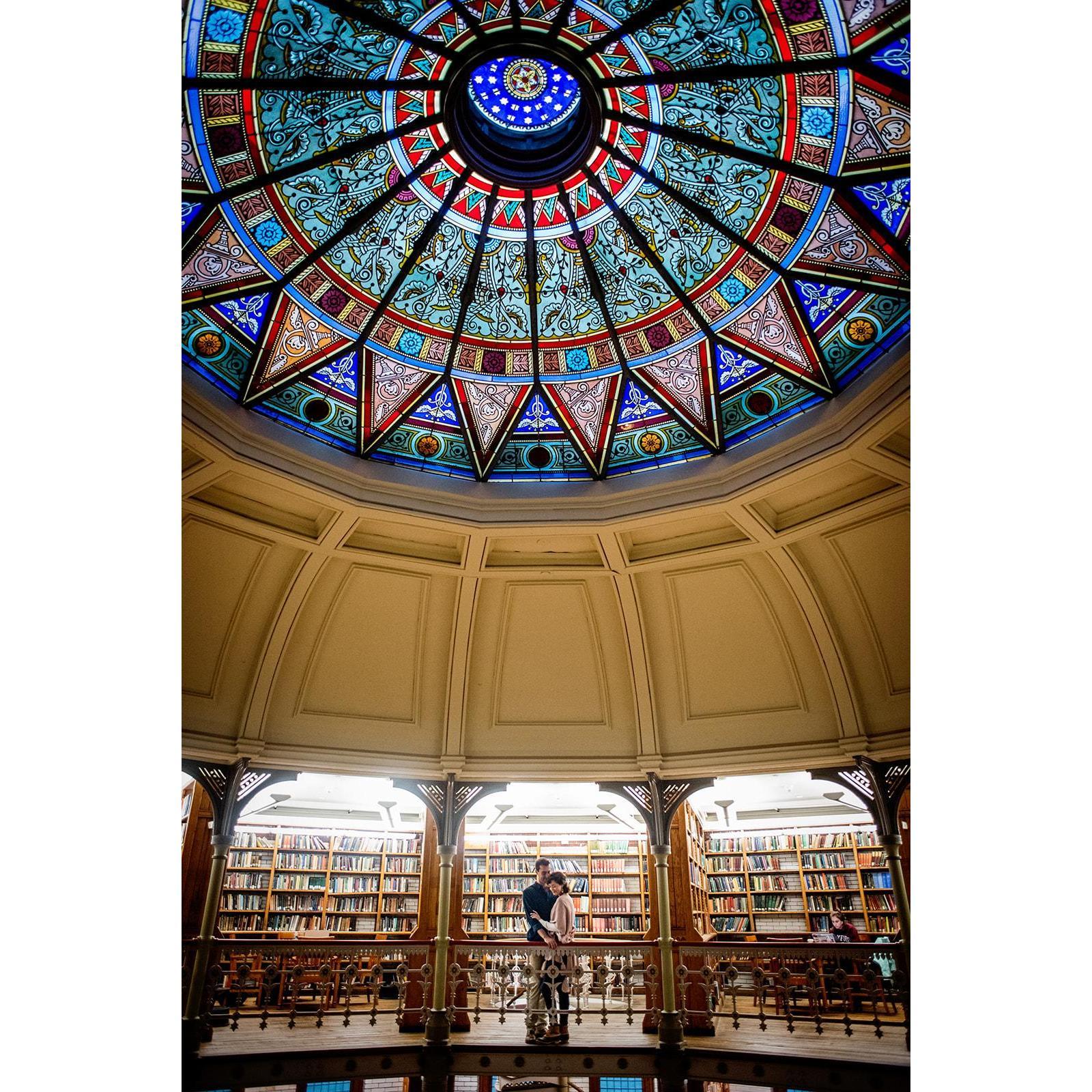 Had to stop in Linderman Library, Cristina's favorite place on campus.
