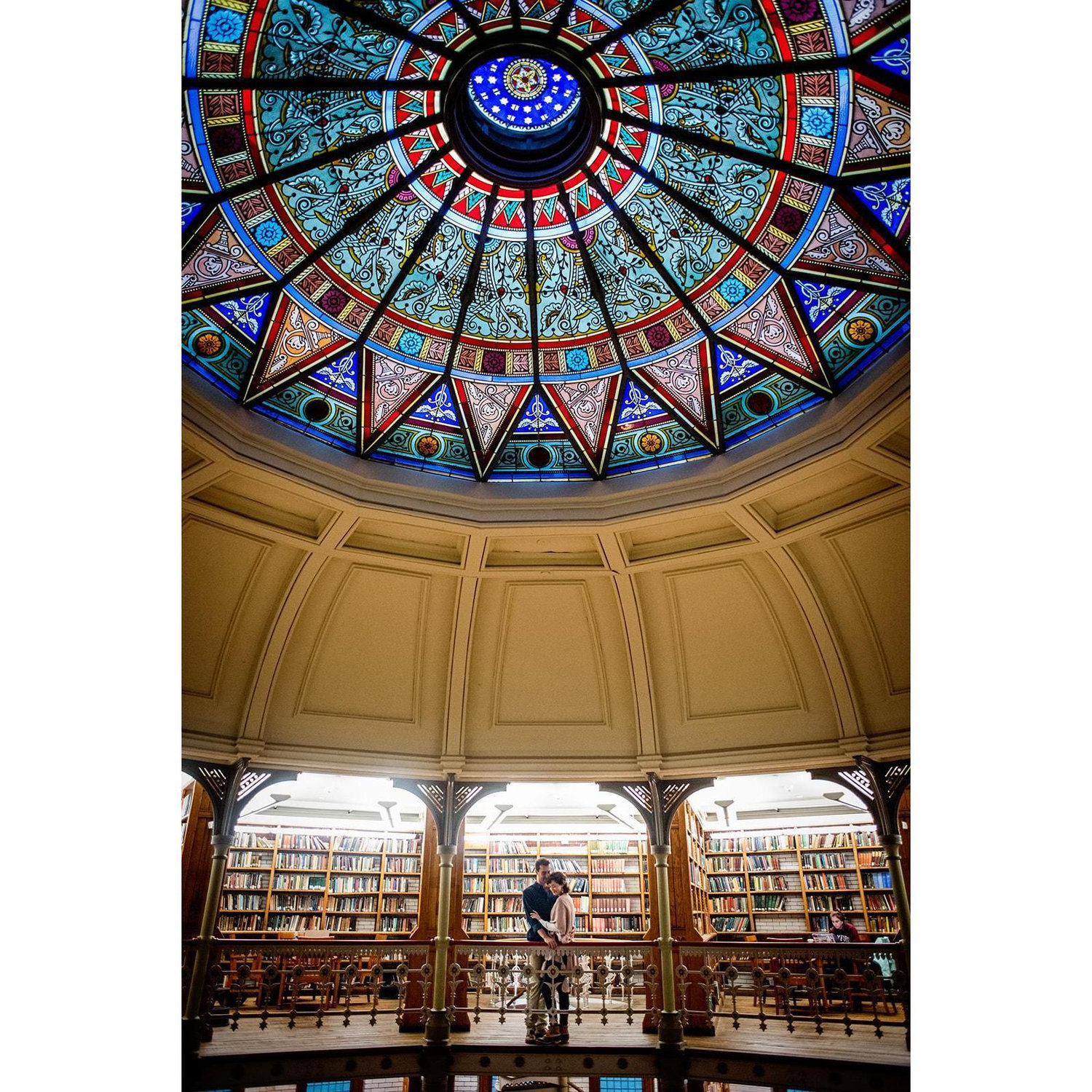 Had to stop in Linderman Library, Cristina's favorite place on campus.