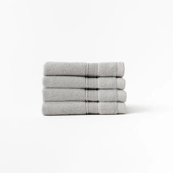 Luxe Washcloths - Light Grey