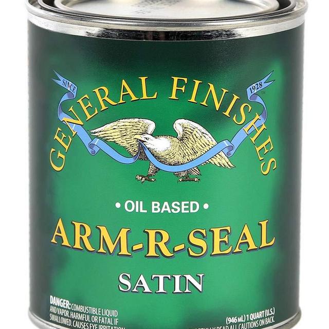 General Finishes Arm-R-Seal Oil Based Topcoat, 1 Quart, Satin
