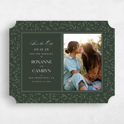 Green Ticket Wedding Save the Date - Manado Photo