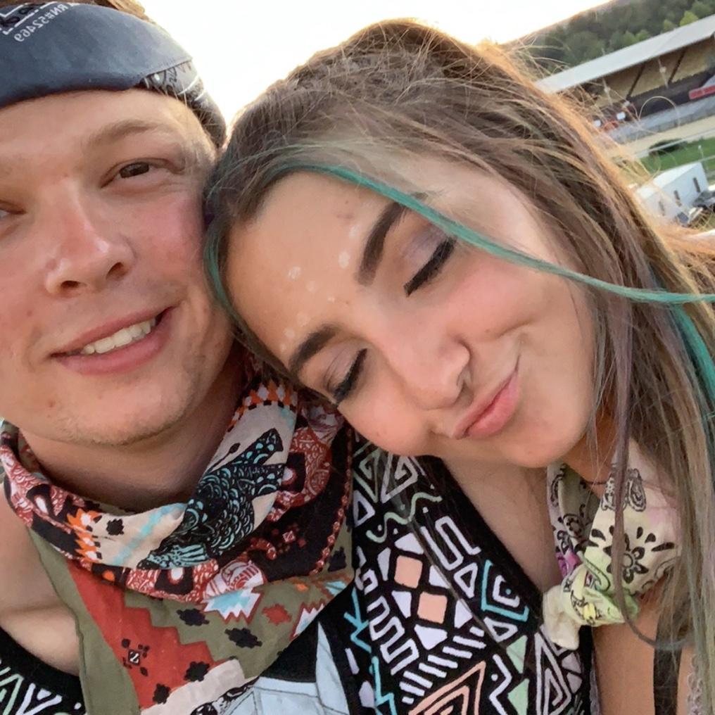 Our first picture together at Moonrise Festival on the Farris wheel 🎡 
2019