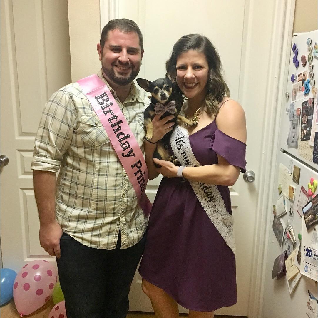 Birthday party weekend - perks of our birthdays just 3 days apart!