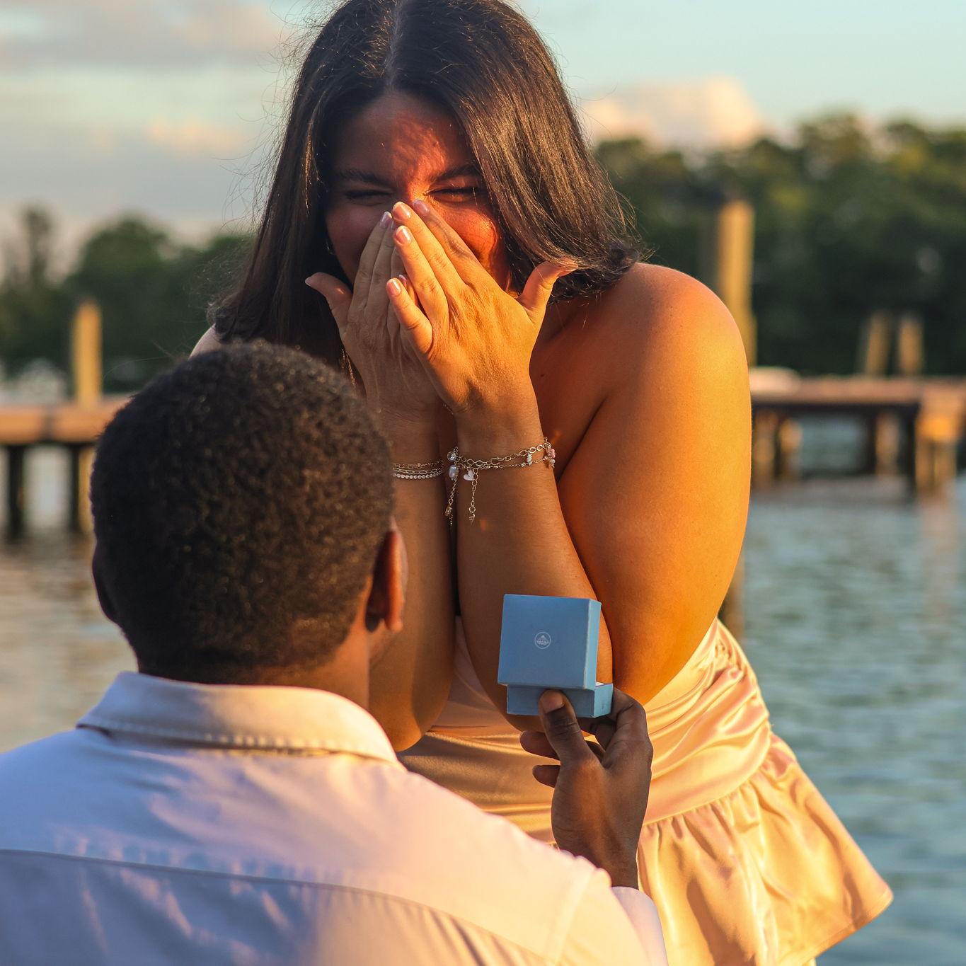 Obviously, she said yes!