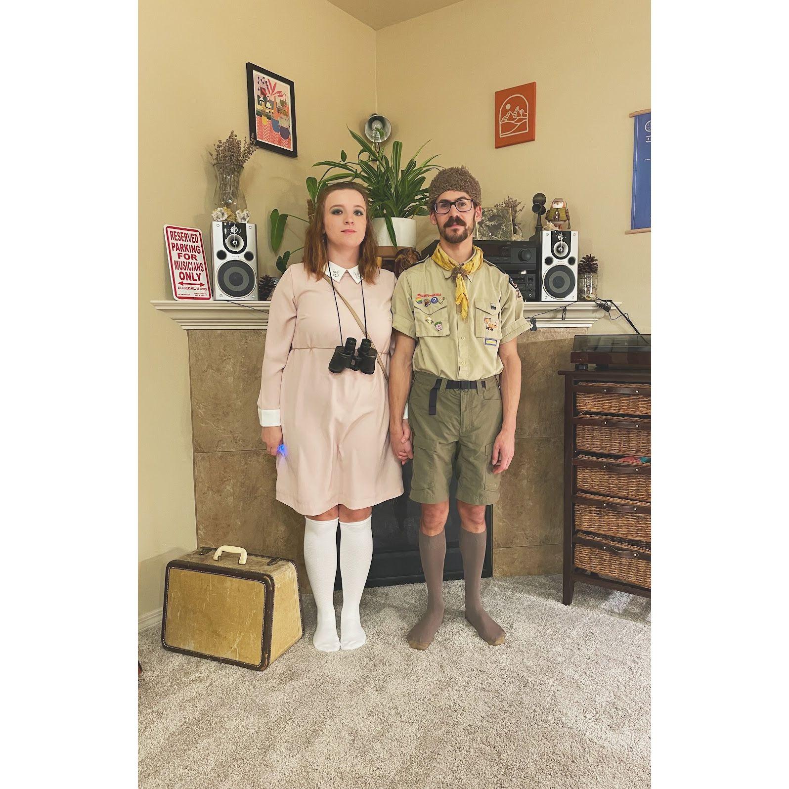 Our first Halloween spent together. The best costumes I've ever done!