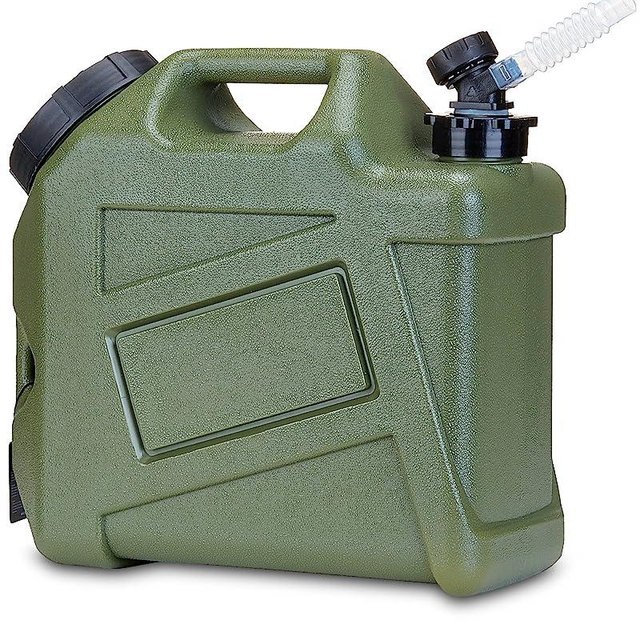 UPWOIGH Camping Water Container, 2.6 Gallon Water Containers Jug, Truly No Leakage Water Storage, Military Green Water Tank,BPA Free Portable Emergency Water Can for Camping, Hiking
