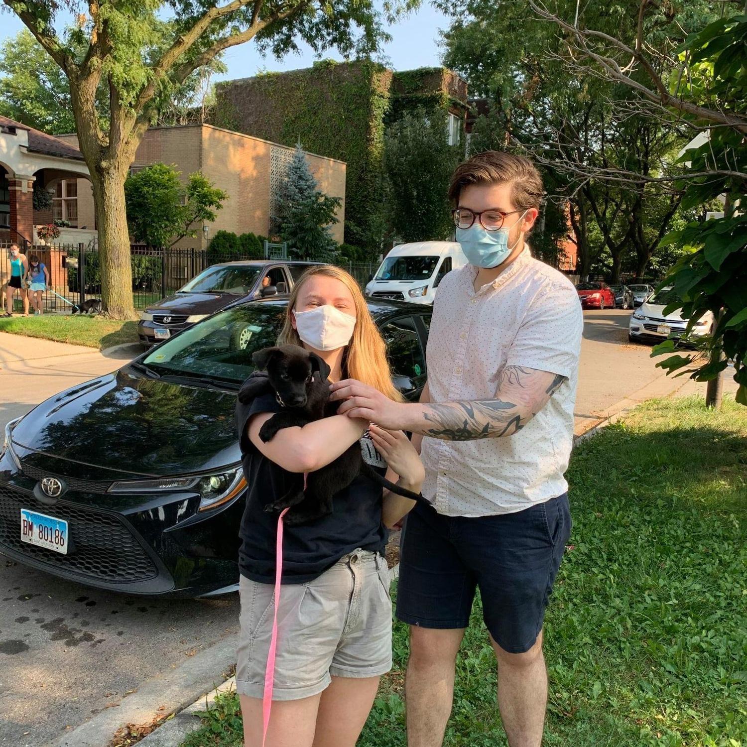 Maru pick up (moments after she almost escaped into the streets of Chicago and bit Lindsay's mask off her face)