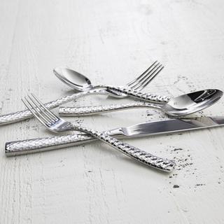 Lucca Faceted 20-Piece Flatware Set, Service for 4