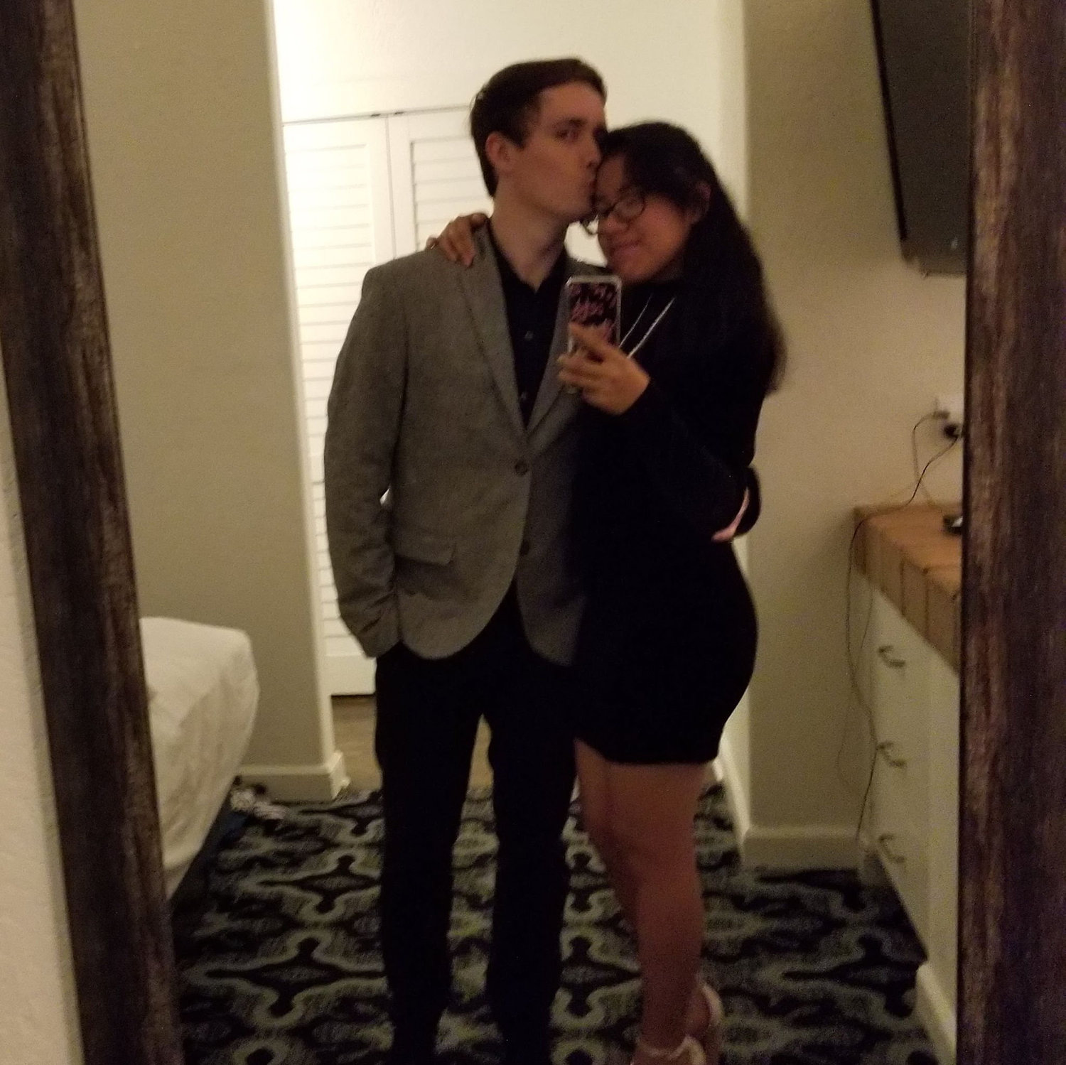 October 2017: Blake's first time visiting me in California and our 1 year anniversary!