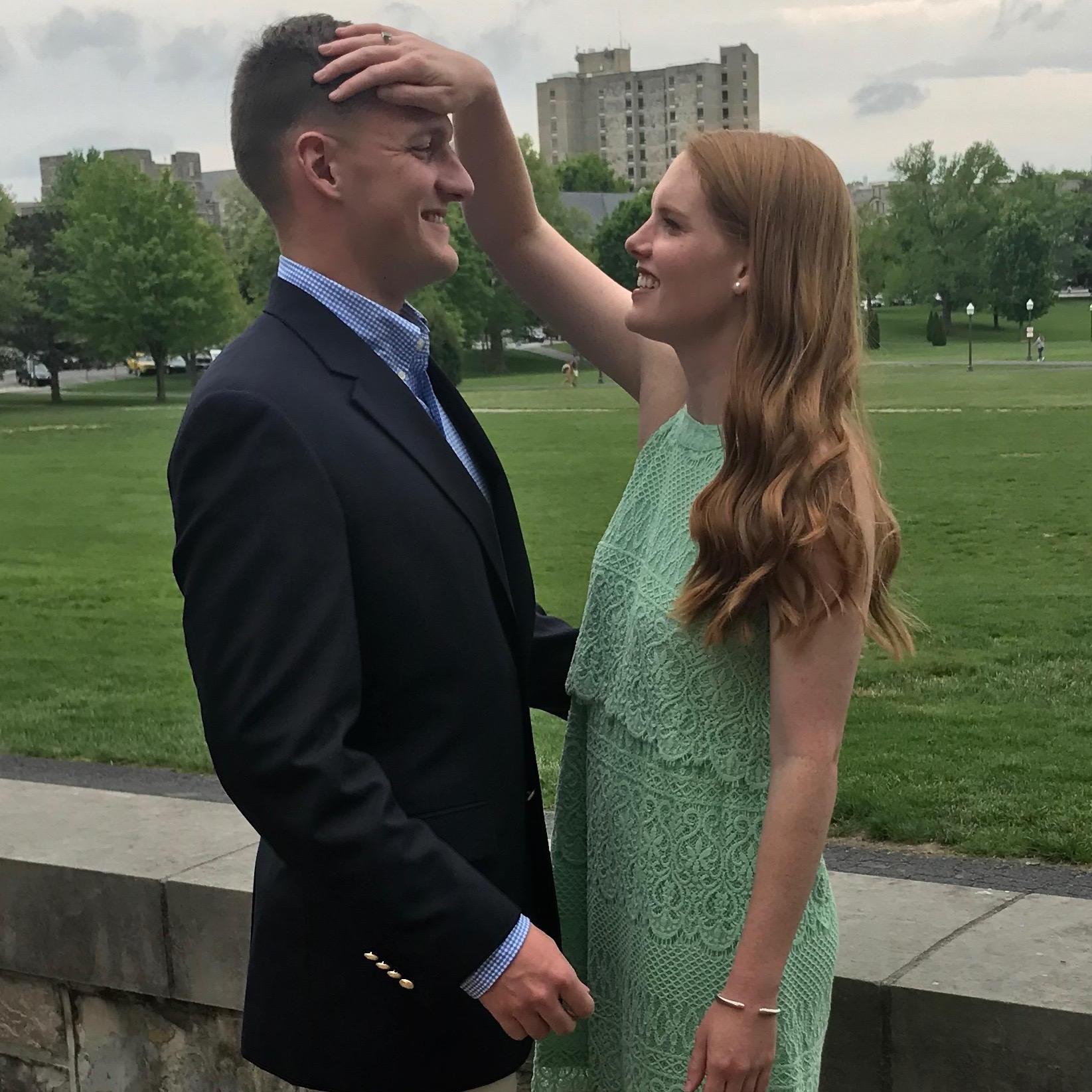 Little did (she) know, we would be engaged in the next week!