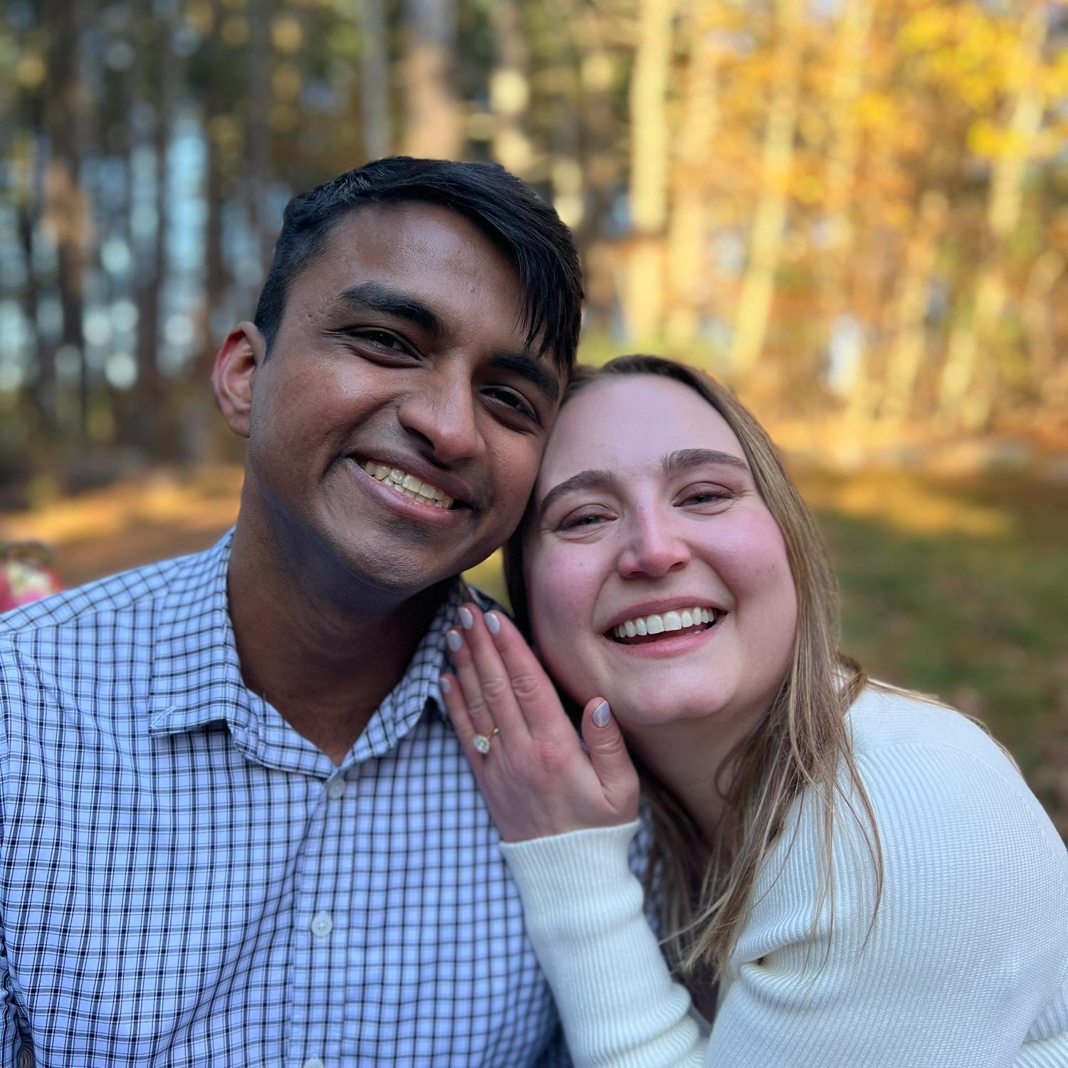 The day we got engaged!