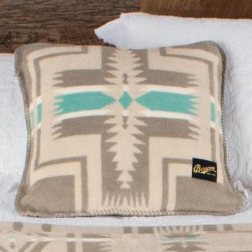 Agawam Turquoise and Grey Pillow