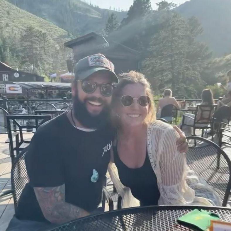 We love seeing live music together, and this photo was taken at one of the first shows we ever saw together at Mishawaka Amphitheater in Bellvue, CO