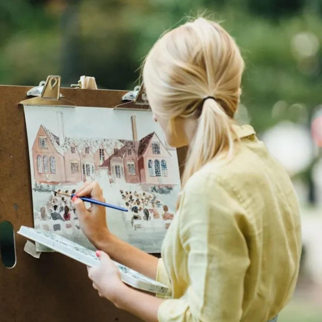 Live painter @ our wedding!