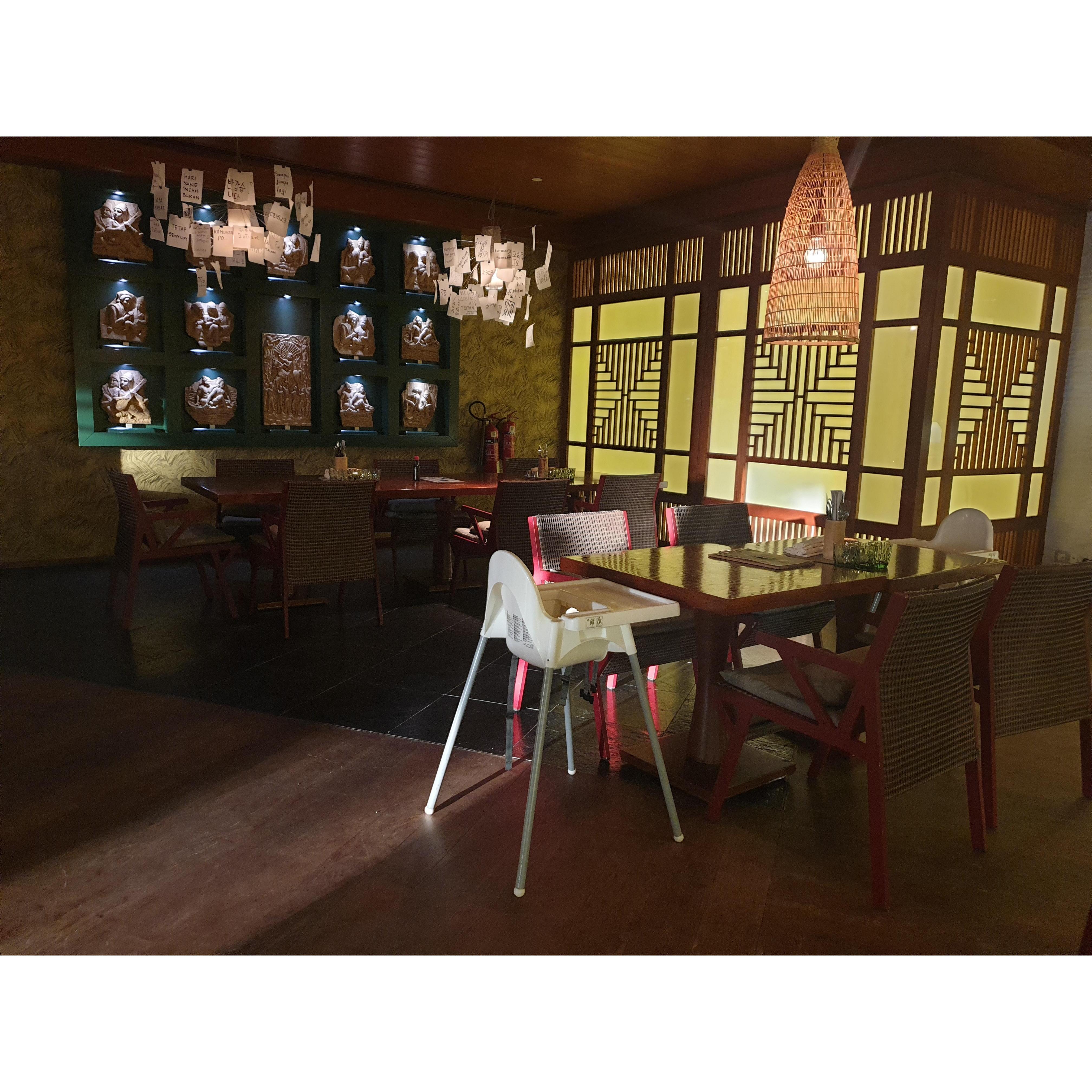 Our dinning area