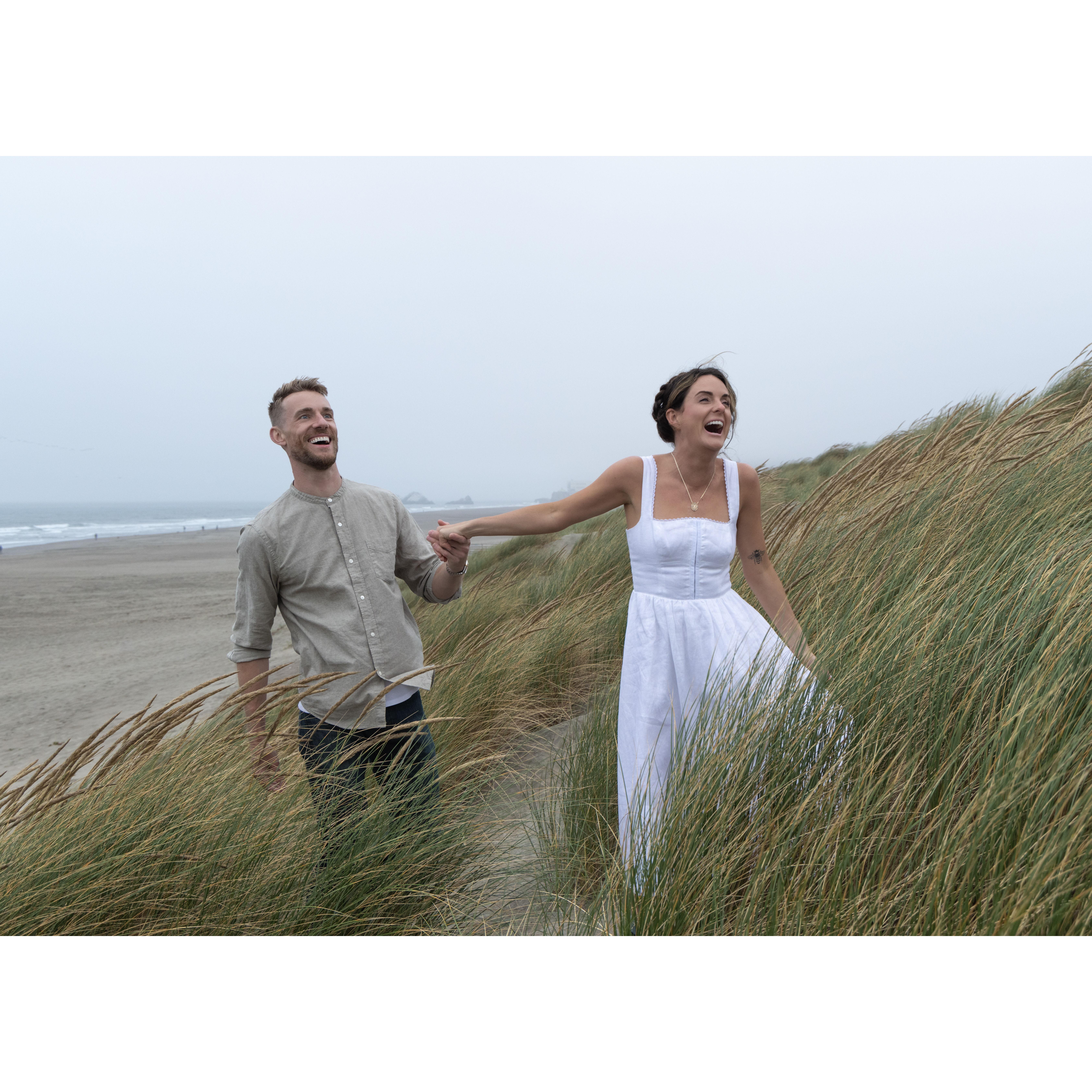 Becca Rothberg Original :) Engagement shots at Ocean Beach, SF. c: 2023